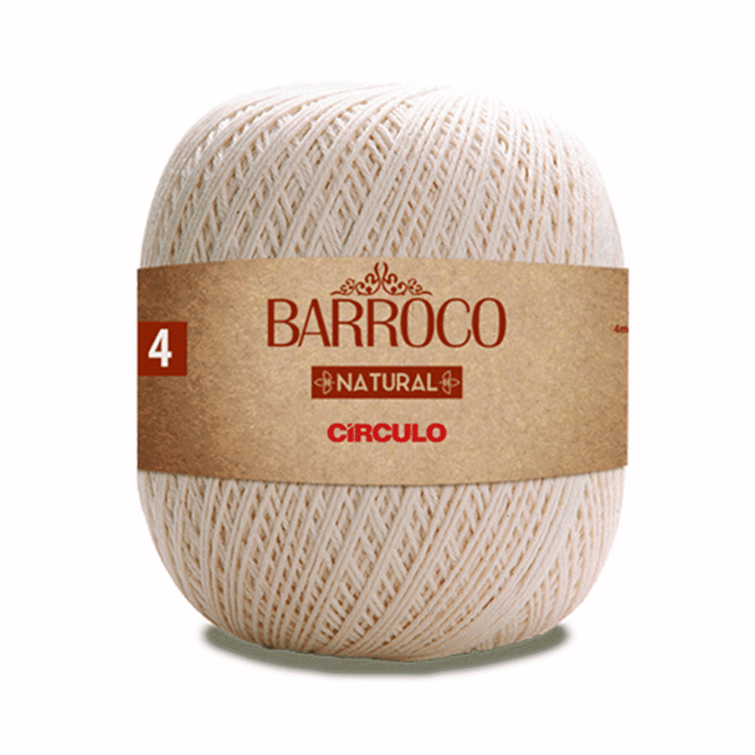 Barbante Barroco Natural nº4 Barbante Barroco Natural nº4